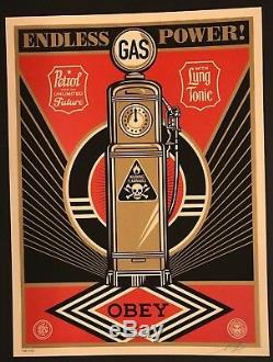 ENDLESS POWER Shepard Fairey Signed/Numbered Mint Condition