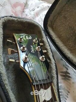ESP LTD EC-1000T Guitar Amber Burst Excellent Condition