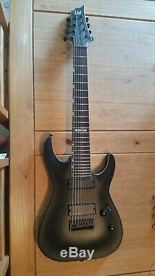 ESP ltd h-338 8 string guitar MINT condition matt black