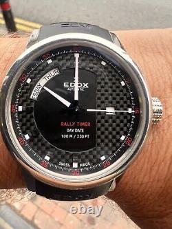 Edox 83009, Official WRC watch, Carbon Fibre Dial in very good condition