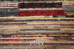 Elegant Handcrafted Gabbeh Kashkoli Wool Rug Limited Edition 3x5 ft