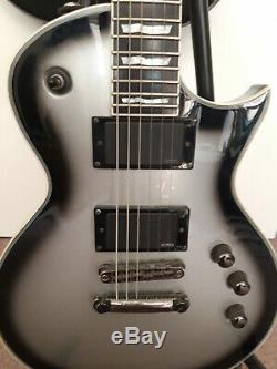 Esp Ltd EC-1000 Silver Burst Guitar in good condition and with hardcase