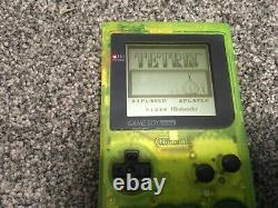 Extreme Green Limited Edition Nintendo Gameboy Pocket. Boxed. Nice Condition