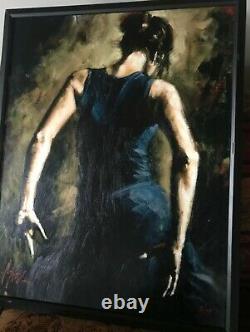 Fabian Perez, Limited edition giclee, Flamenco II, excellent condition, framed