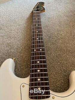 Fender Stratocaster, Limited Edition Blacktop Triple Humbucker. (mint Condition)