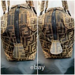 Fendi Zucca Spalmati B Mix Large Tote Authentic Mint Condition Amazing MSRP$3995