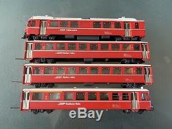 Ferro Suisse Hom Brass RhB Be4/4 4 Car Pendelzug Superb Condition Limited Series
