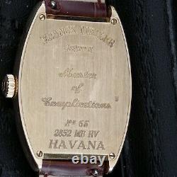 Franck Muller 18k Gold Master Banker Havana Watch Super Condition Only One In UK