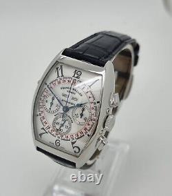 Franck Muller Master Calendar Chronograph 6850 CC MC Steel Watch Mint Condition