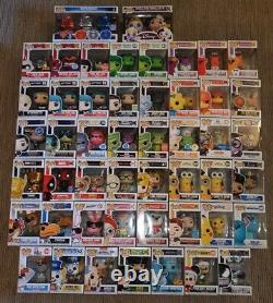 Funko Pop HUGE LOT Exclusives, Limited Edition, CC, 49 Mint or Near Mint Shape