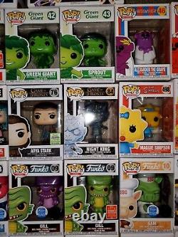Funko Pop HUGE LOT Exclusives, Limited Edition, CC, 49 Mint or Near Mint Shape