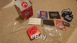 Game Boy Advance SP Mario Limited Edition Pack, Very Rare, Excellent Condition