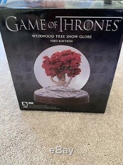 Game of Thrones Weirwood Snow globe (Limited Edition) 312/500 Good Condition