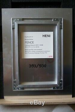 Gerhard Richter Fence P13 Limited Edition of 500, mint condition