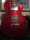 Gibson Limited Edition, Rare Les Paul Nitrous Vibrant Red Mint Condition With Hsc
