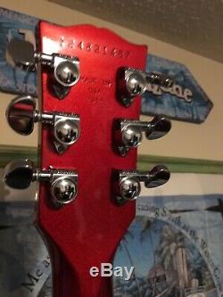 Gibson Limited Edition, Rare Les Paul Nitrous Vibrant Red Mint Condition With HSC