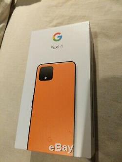 Google Pixel 4 (64 GB, Oh So Orange Ltd Edition, Unlocked) Perfect condition