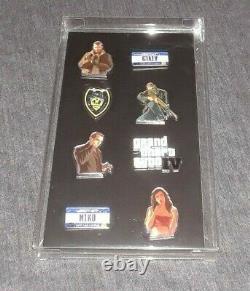 Grand Theft Auto IV Promo Pin Set (2008) VG CONDITION LIMITED EDITION GTA 4 PINS
