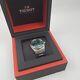 Green Tissot Prx Mens Wrist Watch With Box T137.410.11.091.00 Great Condition
