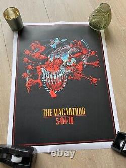 Guns N Roses The MacArthur Poster Rare Limited Edition New Condition