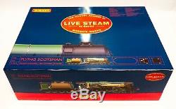 HORNBY R1058 LIVE STEAM SET'FLYING SCOTSMAN' in stunning and complete condition