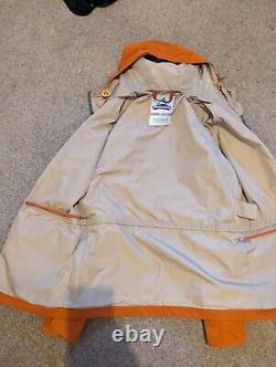 Holubar Deer Hunter Parka Jacket Orange. Large (Size 4) V Condition