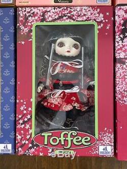Huckleberry Toys Toffee Dolls Lot Of 4 Limited Edition Dolls. New Condition