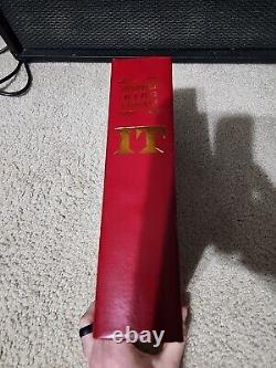 It Stephen King Library Limited Edition Red Leather Hardcover EX Condition RARE