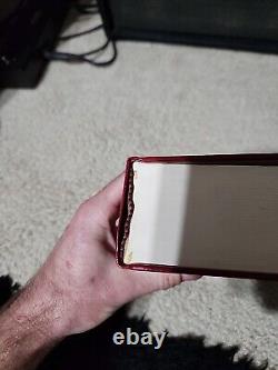 It Stephen King Library Limited Edition Red Leather Hardcover EX Condition RARE