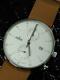 # Junghans Chronoscope Mens Watch Leater Mint Condition With Box And Papers