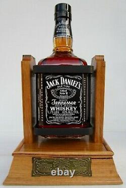 Jack Daniels Vintage Ltd Edit Timber Cradle For Old Shape 1.75L Bottle-NO Bottle