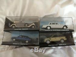 James Bond Car Collection 86 x 007 Die cast models in cases, great condition