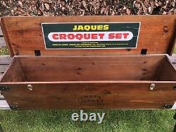 Jaques 8 Player Croquet Set Limited Olympic Edition in superb condition