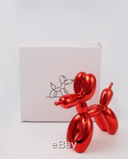 Jeff Koons (after) Balloon Dog RED Limited Edition MINT CONDITION + COA