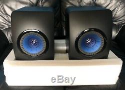 KEF LS50 Limited Edition Frosted Black Excellent Condition (Barely Used)