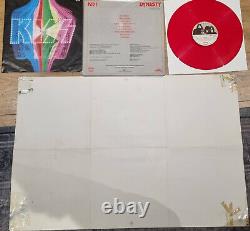 KISS Dynasty 1979 Limited Edition Red Vinyl With Poster! Rare VG+ Condition