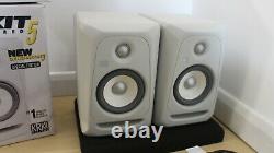 KRK Rokit RP5 G3 White Noise Limited Edition Great Condition Boxes + Cables