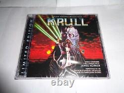 KRULL LIMITED EDITION 2 cd SOUNDTRACK JAMES HORNER NEW SEALED TOP CONDITION