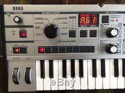 Korg MicroKorg Limited Edition Silver Synthesizer, excellent condition