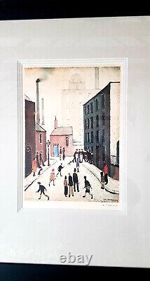 L S Lowry signed limited edition of 850 Industrial scene in pristine condition
