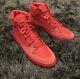 Limited Edition Balenciaga Red Suede Perforated Uk7 Eu 41 Mint Condition