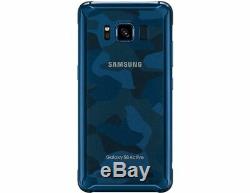 LIMITED EDITION CAMO BLUE GREAT CONDITION Samsung S8 Active G892A GSM UNLOCKED