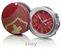 LIMITED EDITION Victorinox Swiss Army Travel Alarm Clock In Excellent Condition