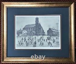 LS Lowry St Mary's Beswick Signed Limited Edition Print Great Condition