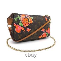 LV -Limited Edition -Pochette Accessoires Stephen Sprouse Roses Good condition