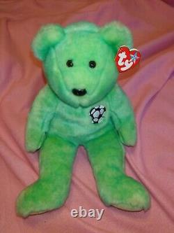 Large Kicks Beanie Baby MINT CONDITION LIMITED EDITION LARGE BEAR