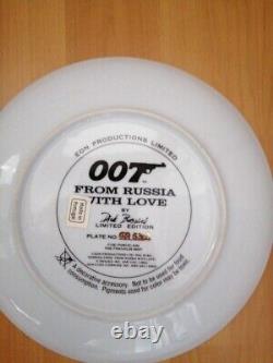 Limited Edition 007 James Bond Franklin Mint Plates Mint Condition