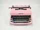 Limited Edition Lettera 32 Flamingo Pink Typewriter, Vintage, Mint Condition