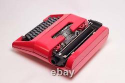Limited Edition Olivetti Lettera 35 Red Typewriter, Vintage, Mint Condition