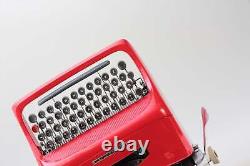 Limited Edition Olivetti Studio 44 Red Typewriter, Vintage, Mint Condition